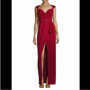 Black Halo Red Dress/Gown Sz 8